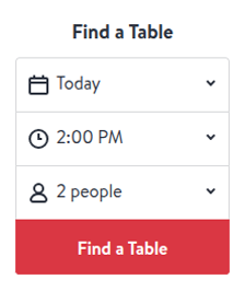 Reserve Table